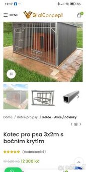 Prodám kotec pro psa NOVÝ