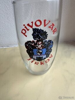 Stare pivni sklenice pivovar Jirkov