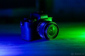 Canon EOS M50 + objektiv, uv filtr, baterie, adaptér VILTROX - 1