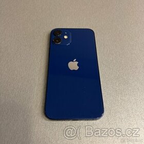iPhone 12 mini 128GB modrý, pěkný stav, 12 měsíců záruka - 1