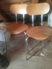 Trubkové židle  3kusy - 1