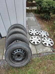 Plechové disky s pneu 195 65 R15 (kola) Mazda Hyundai Kia - 1