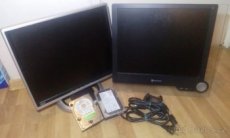 2x LCD monitor +HDD pro PC -100 % funkční