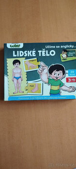 Lidsko tělo - mapa těla + 20 maxi puzzle dílků