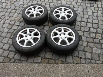 ALU KOLA + LETNÍ PNEU 195/55R15 PEUGEOT CITROEN