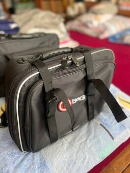 QBag boční textilní brašny na motorku nastavitelné 30 - 46 l