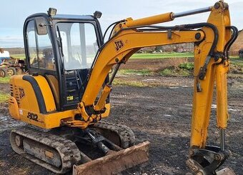 Plně funkční silný minibagr JCB 802 Super / 2,5t / 3x lžice