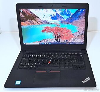 Pěkné Lenovo E470 i3-7gen. SSD256gb 8gb RAM 14"FHD W10