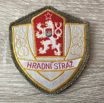 Hradná hradní stráž nášivka ČSSR - 1