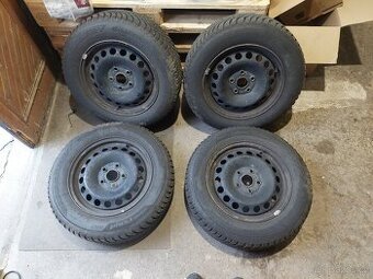 15'' disky 5x112 se zimními 195/65 s pneu 8,0 + 6,4mm