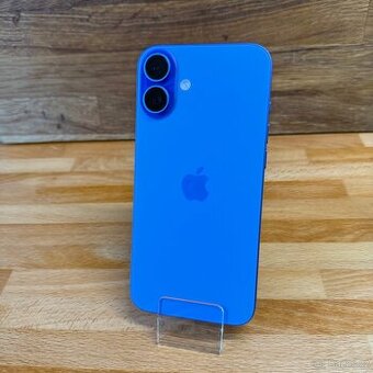 iPhone 16 Plus 128GB,modrý, 100% baterie, eSIM (rok záruka)