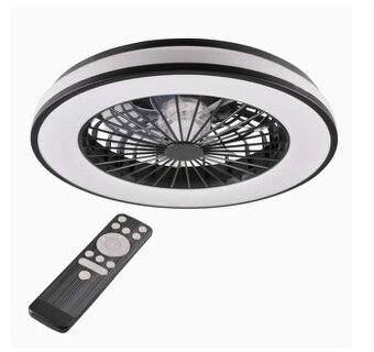 LED Stmívatelné stropní svítidlo s ventilátorem LED/48W/230V