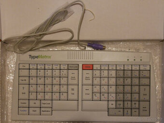 ergonomická klávesnice TypeMatrix, zánovní