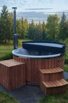 Koupací sud (ThermoWood - full set) včetně filtr. systému