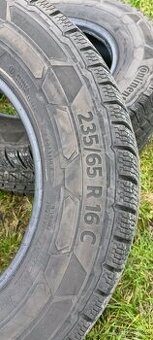 ZIMNÍ PNEU 235/65/16 C - CONTINENTAL CENA ZA 2 KUSY