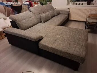 Rozkládací sedačka s úložným prostorem