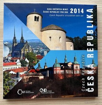 Ročníková sada mincí 2014 - Česká Republika bk