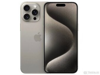 Apple iPhone 15 Pro Max 256GB přírodní titan + 3 kryty
