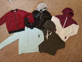 Bomber a světlá mikina