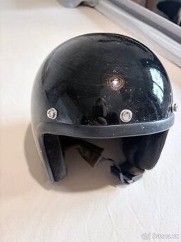 Bandit Jet Black Proudová přilba + plexi