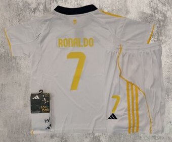 dětský dres Cristiano Ronaldo Al-Nassr FC bílá edice