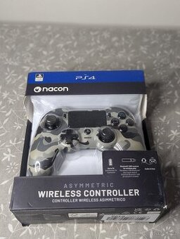 PS4 Nacon Compact ovladač šedá kamufláž Značně použitý