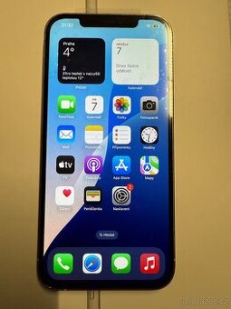 iPhone 12 PRO MAX, 128GB, silver, baterie 100%