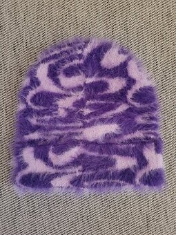 Dívčí zimní čepice se vzory zn. H&M, vel. 152-170