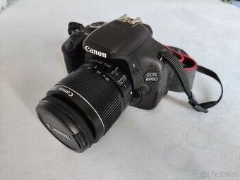 Zrcadlovka Canon EOS 600D + objektiv EF-S 18-55mm IS II