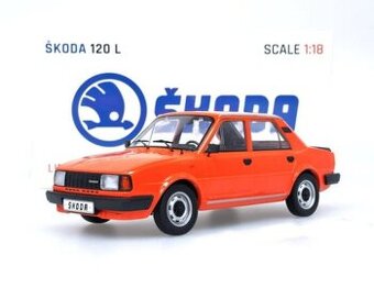 Model Škoda 120L (1983) - Červená 1:18 FOX18