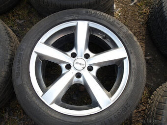 4x alu disk (5x112) letní pneu 215/55 r17
