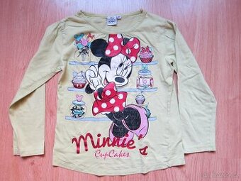 Dívčí tričko s dlouhými rukávy vel. 122