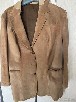 Semišové dámské sako