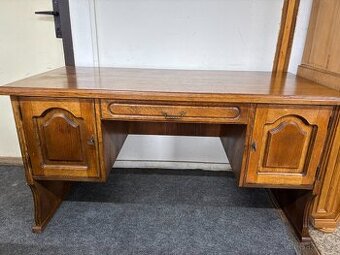 Masivní psací stůl - TOP STAV