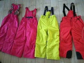 Kalhoty zimní, lyžařské, na lyže, dětské, vel. od 116, 122,