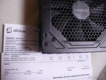 Zdroj GIGABYTE UD 1000 GM