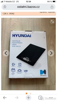 Digitální kuchyňská váha Hyundai KVE893B