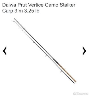 Daiwa Prut Vertice Camo Stalker Carp 3 m 3,25 lb