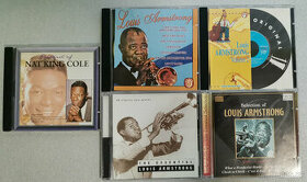 5x CD Louis Armstrong + 1x CD Nat King Cole