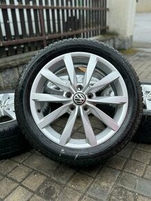 ORIGINÁL Alu Volkswagen Dijon R17, 5x112 - CELOROČNÍ