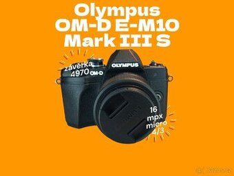 Olympus OM-D E-M10 Mark III S jako nový