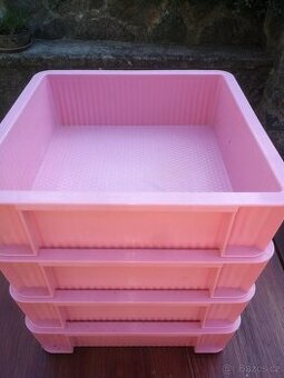 úložní boxy, přepravky, 4ks,30x30x10cm