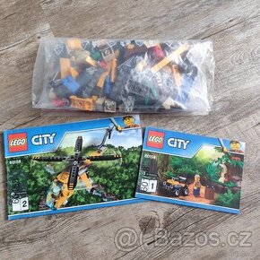 Lego City Nákladní helikoptéra do džungle 60158