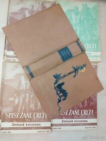 Z.GREY - ZMIZELÁ KARAVANA - NOVINA 1938 - SEŠITY+DESKY