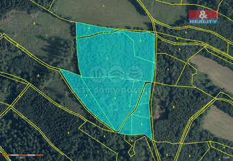 Prodej lesa, 19245 m², Bratrušov - 1