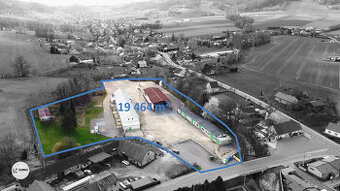 Výrobní, skladovací prostor na pozemku o výměře 19.464 m2 v 