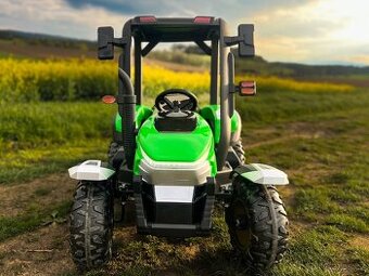 Dětský elektrický traktor 2x200W včetně valníku