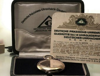NĚMECKÉ PŘESNÉ HODINKY ORIGINÁL GLASHÜTTE - 1