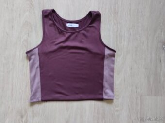 Dívčí sportovní crop top