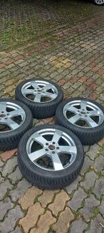 Alu kola 5x112 R17 et 35 obutí pěkně zimní